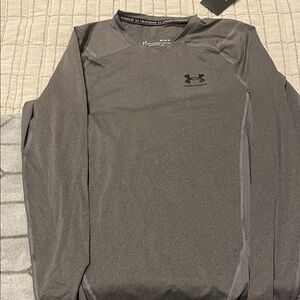 Under Armour Heat Gear Men's Charcoal Long Sleeve Tee